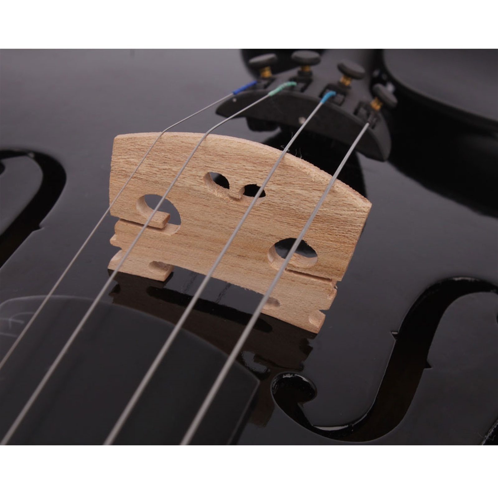 Violín acústico negro - Imagen 9