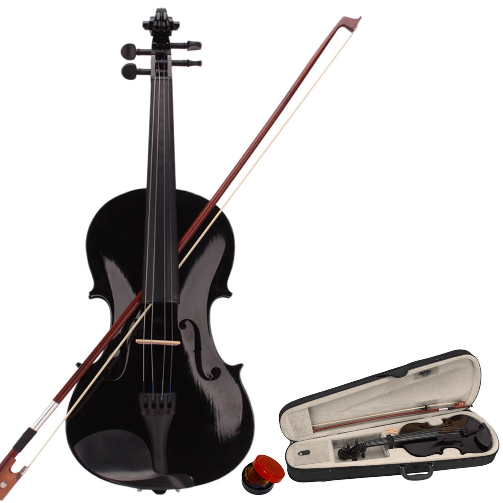 Violín acústico negro - Imagen 7