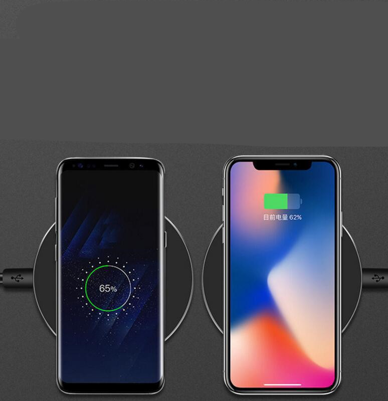 Cargador inalámbrico para iPhone, almohadilla de carga inalámbrica rápida para Samsung de alta velocidad - Imagen 2