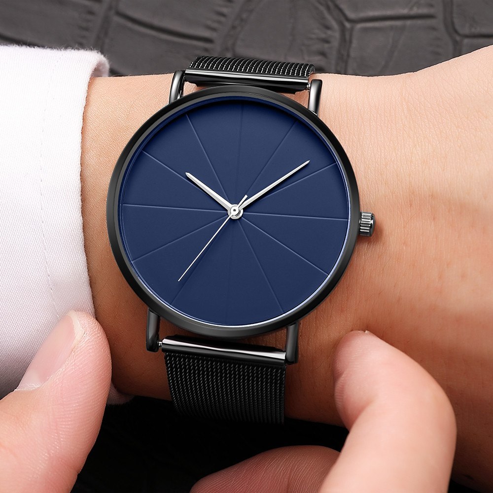 Reloj de pulsera analógico de cuarzo para hombre, de acero inoxidable, estilo militar, deportivo, con fecha, marca de lujo - Imagen 6
