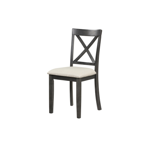 Orisfur. Juego de mesa y sillas de comedor de 5 piezas para 4 personas, mesa de madera maciza para cocina con 4 sillas. - Imagen 4