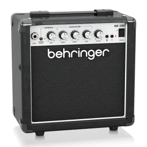 Behringers HA-20R amplificador de guitarra eléctrica portátil sobrecarga altavoz amplificador de tubo de sonido de bajo de dos canales